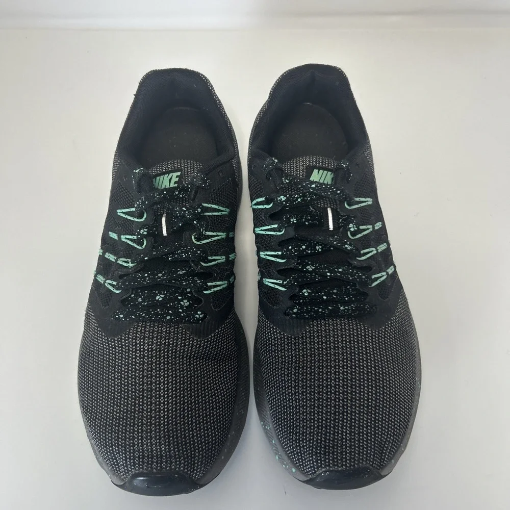 Nike Run Swift Running Shoes Womens SZ 9 Gray Black Green‎ AR1904-001